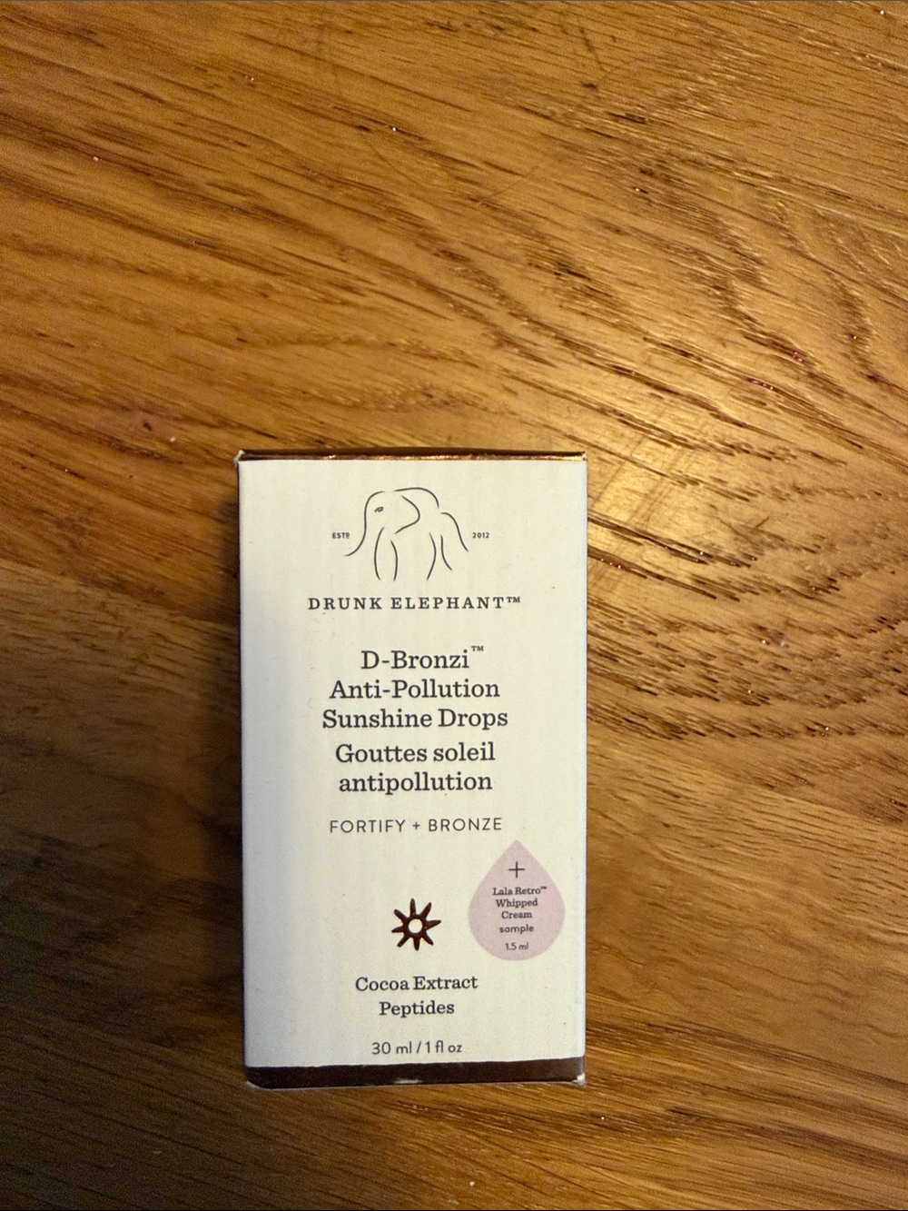 Drunk Elephant D-Bronzi Anti-Pollution Sunshine Drops - Cream & Bronze Accents